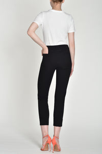 51568- Turn-Up Bella Trousers - Black - Robell