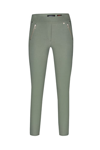 52490- Nena Trousers - Green - Robell
