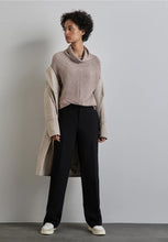 Load image into Gallery viewer, 322238 roll neck knit mocha beige Street One