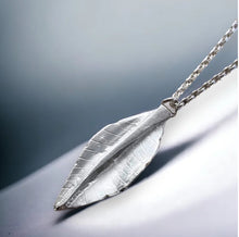 Load image into Gallery viewer, Cherry Tree Leaf Pendent - Yvonne Bolger Jewellery
