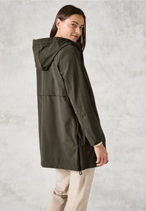 101030 - Modern Cotton Coat - Khaki - Cecil