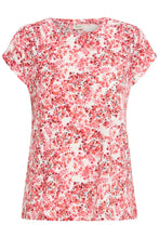 Load image into Gallery viewer, Pink Floral Pattern T-shirt -Fransa