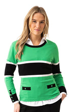 Load image into Gallery viewer, Two Tone Green Sweatshirt - Marble