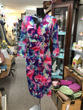 Load image into Gallery viewer, V344 - Buckle Dress - Garnet - Via Veneto
