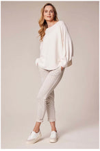 Load image into Gallery viewer, Cream Ribbed Batwing Knit - Deck