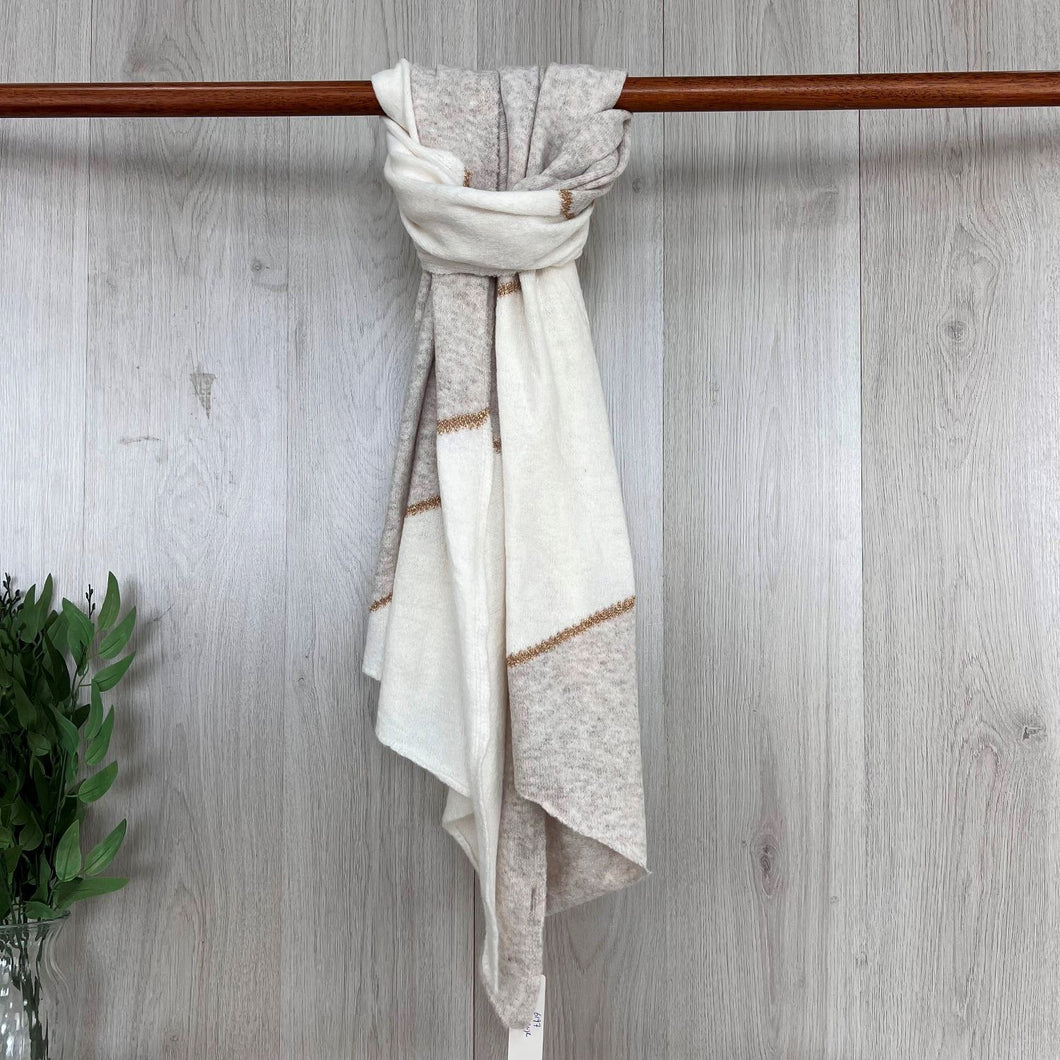 2 Tone Wool Scarf