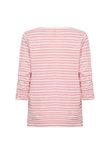 Load image into Gallery viewer, Pink Stripe 3/4 Sleeve T-Shirt - Soya Concept