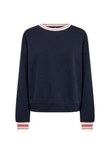 Load image into Gallery viewer, Angelin Navy Sweatshirt - Soya Concept