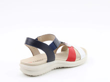 Load image into Gallery viewer, Trace Sandals - Navy/Red  - Heavenly Feet