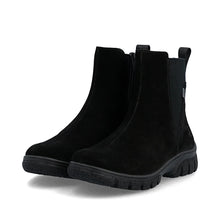 Load image into Gallery viewer, Lined Black Boot - Rieker