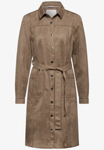 Load image into Gallery viewer, 144195 - Button Through Velour Dress - Street One
