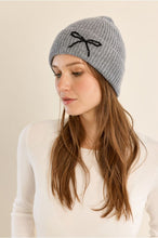 Load image into Gallery viewer, Ladies Knitted Hat Ash Dark Grey - Molly Bracken