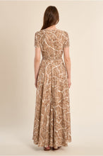 Load image into Gallery viewer, Leaf Pattern Woven Maxi Dress - Molly Bracken