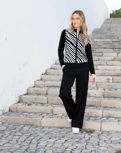 Printed Cardigan - Marble