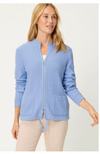 Load image into Gallery viewer, Long Sleeve Cloud Blue Cardigan - Olsen