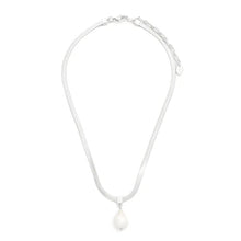 Load image into Gallery viewer, T375NCB - Alia Silver Faux Pearl Necklace - Knight &amp; Day