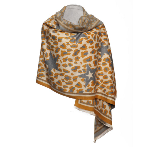 1041523 - Star and Animal Print - Yellow - Zelly