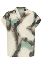 Load image into Gallery viewer, Green Marble Design Blouse - Fransa