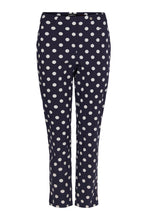Load image into Gallery viewer, 51560 - Bella Trousers - Navy Spot- Robell