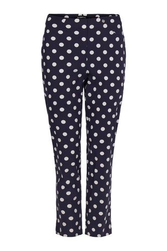 51560 - Bella Trousers - Navy Spot- Robell