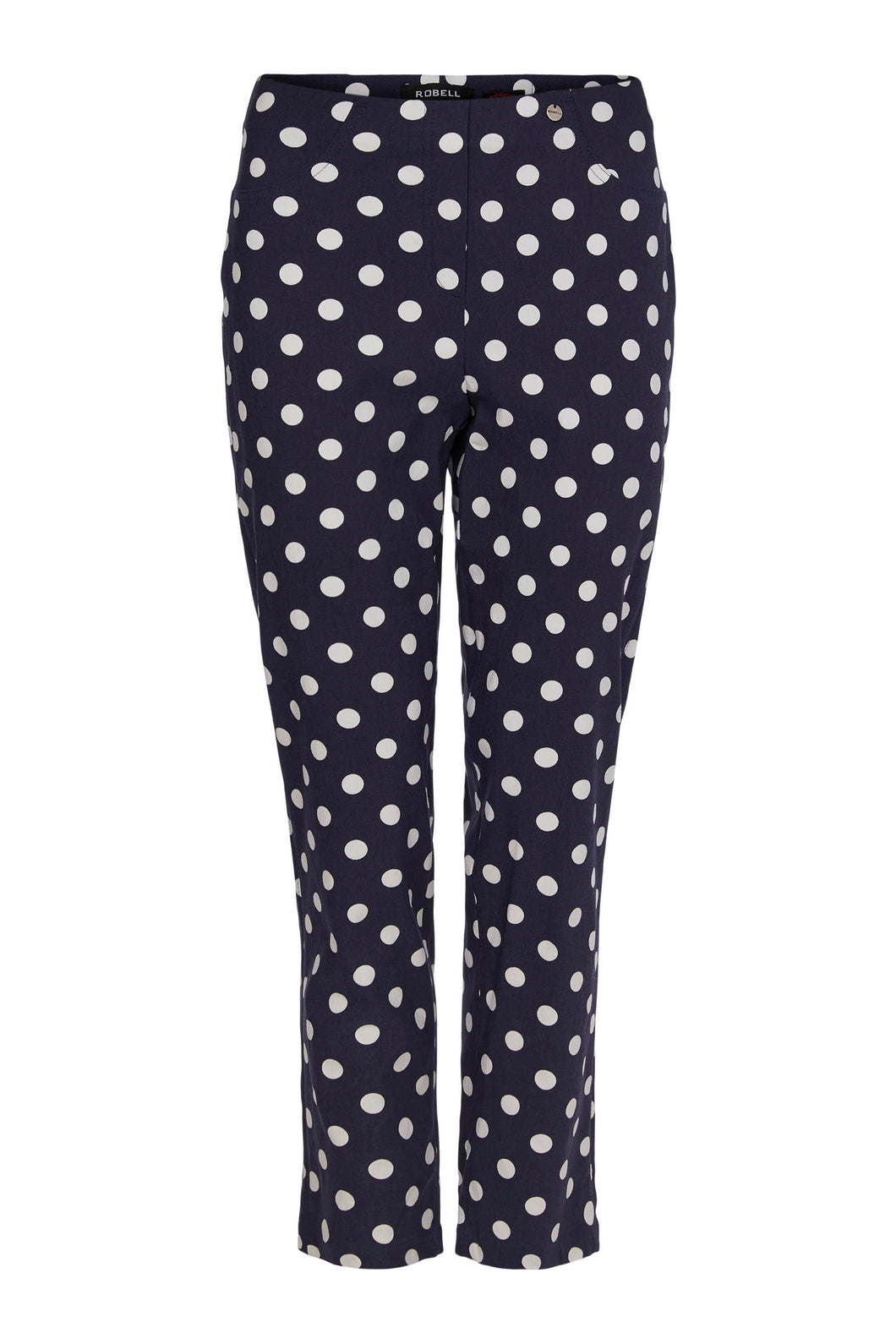 51560 - Bella Trousers - Navy Spot- Robell
