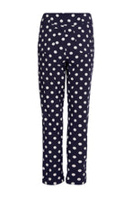 Load image into Gallery viewer, 51560 - Bella Trousers - Navy Spot- Robell