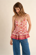 Load image into Gallery viewer, Orange Pattern Woven Camisole - Molly Bracken
