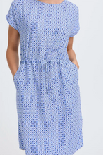 Load image into Gallery viewer, Blue Print Dress  - b.young