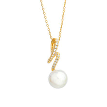 Load image into Gallery viewer, Kamryn Gold Pearl Pendant - Knight &amp; Day