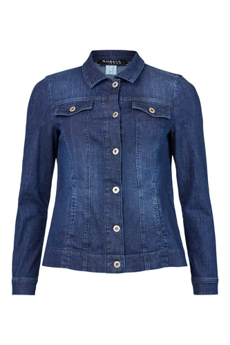 57632- Robell Happy Jean Jacket- Natural Denim- Robell
