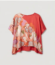 Load image into Gallery viewer, Red Cape Style Blouse - Surkana
