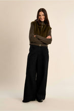 Load image into Gallery viewer, Green Fur Front Cardigan - Molly Bracken