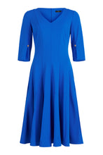 Load image into Gallery viewer, 78759 - Blue V- Neck Dress - Tia