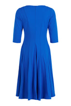 Load image into Gallery viewer, 78759 - Blue V- Neck Dress - Tia