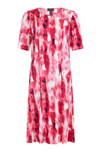 Load image into Gallery viewer, 58119- Pink White Print Dress - Habella