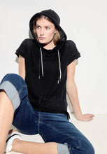 Load image into Gallery viewer, 321517- Black Rib Hoody - Cecil