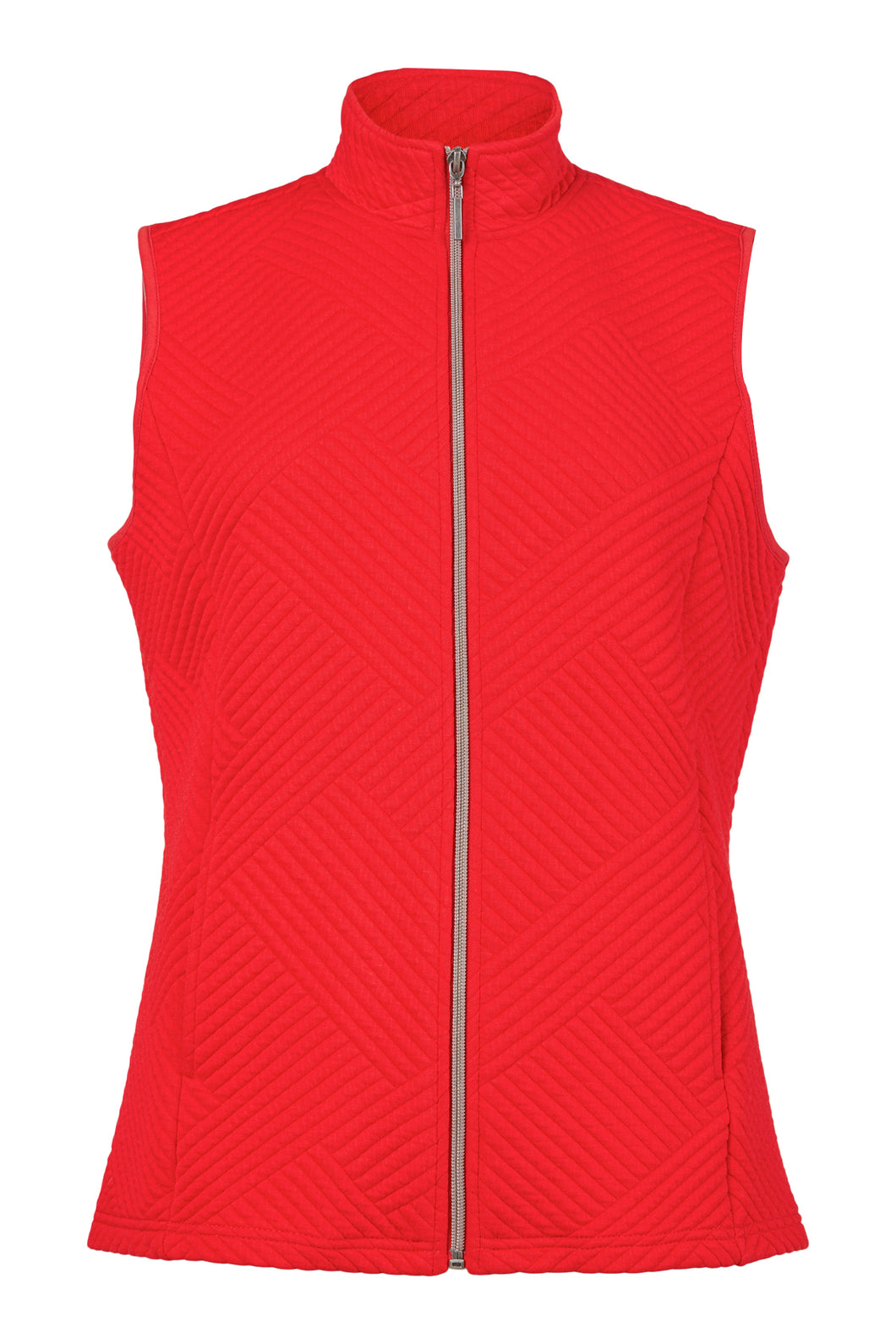 6231 - Gilet Jacket - Red - Sunday