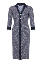 Load image into Gallery viewer, 78903 - Button-Up Dress - Navy - Tia