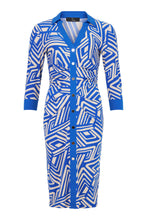 Load image into Gallery viewer, 78903 - Button-Up Dress - Blue - Tia