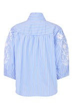 Load image into Gallery viewer, 86212 - Striped Blue Shirt with Embroidery - Noen
