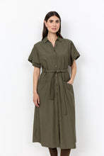 Load image into Gallery viewer, Khaki Shirt Dress - Soya Concept