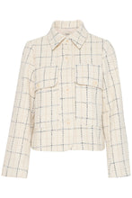 Load image into Gallery viewer, 5081- Checkered Short Jacket- Fransa