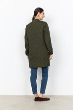 Load image into Gallery viewer, Quilted Forest Green Jacket - Soya Concept
