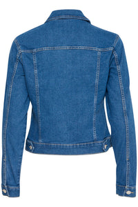 5240- Denim Jacket- Mid Blue- Fransa