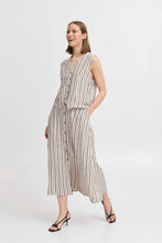 Load image into Gallery viewer, Button Stripe Skirt - b.young