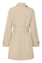 Load image into Gallery viewer, 5658- Belted Trench Coat- Oxford Tan- Fransa