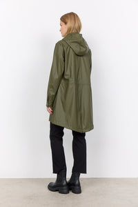 17047 - Olive Green Raincoat - Soya Concept