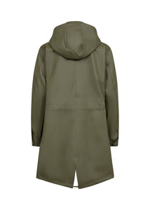 17047 - Olive Green Raincoat - Soya Concept