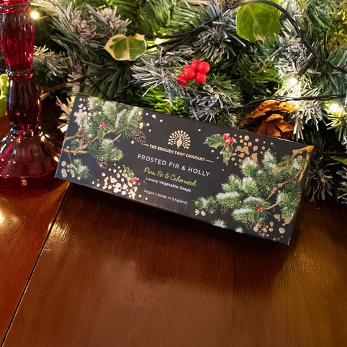 Frosted Fir & Holly Soap Gift Box - Rymer
