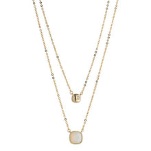 Load image into Gallery viewer, Sasha White Opal Layered Necklace - Knight &amp; Day